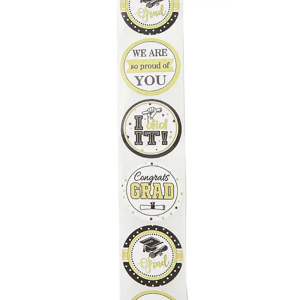 Graduation Theme Stickers Roll