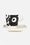 Marimekko šálka s podstavcom z keramiky