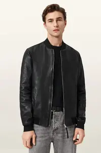 AllSaints bomber pánský kožený MORTEN