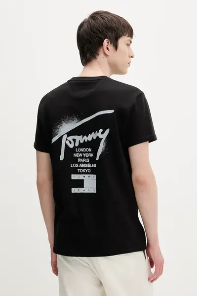 Tommy Jeans tričko pánské bavlněné