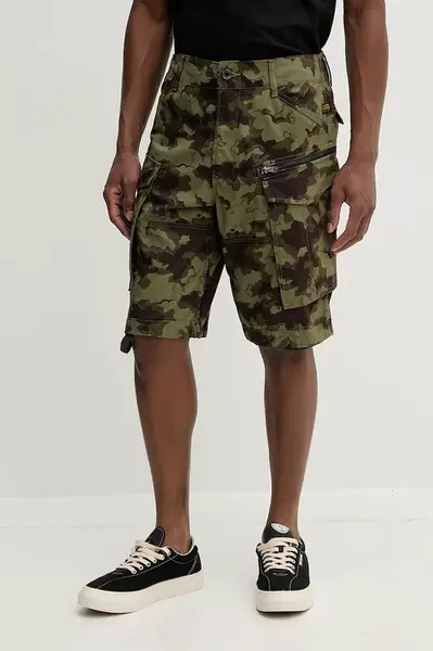 G-Star šortky cargo pánske bavlnené Rovic zip relaxed 12