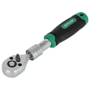 Ráčna teleskopická 1/4” 72 zubů, 150 - 200 mm, STALCO