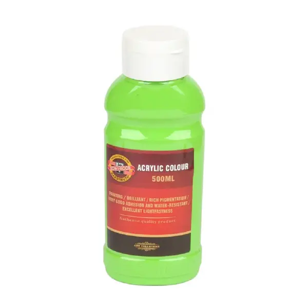 Akrylová farba 500 ml, svetlozelená