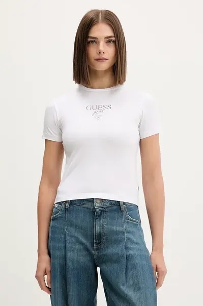 Guess Jeans tričko dámské s bavlnou