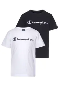 Champion Tričko  modrá / krvavo červená / čierna / biela