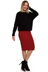 Made Of Emotion Woman's Pullover M537 Black