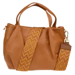 NovaKabelka.cz Tea Camel Chiaro s přídavným popruhem II