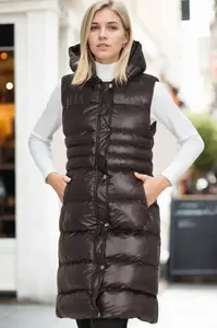 Z9757 DEWBERRY WOMEN'S VEST-BLACK