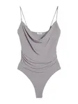 Bershka Košeľové body  sivá