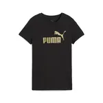 PUMA Funkčné tričko 'Ess No. 1'  zlatá / čierna