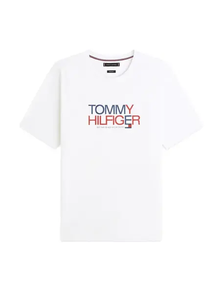 TOMMY HILFIGER Tričko  námornícka modrá / červená / biela