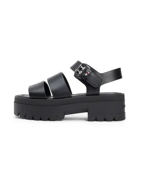 Tommy Jeans Sandále  čierna