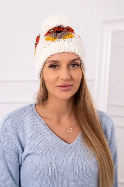Women's cap Sowa K340 ecru