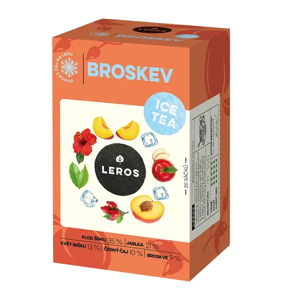Leros Ice Tea broskev 20x2,2 g