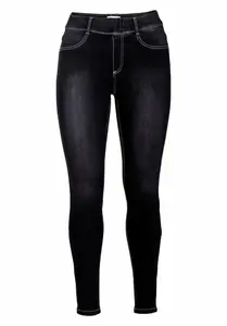 SHEEGO Jeggings  čierny denim