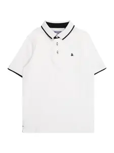 Jack & Jones Junior Tričko 'JJEPaulos'  čierna / biela