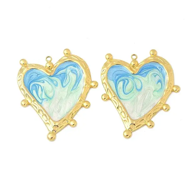 304 Stainless Steel Enamel Pendants
