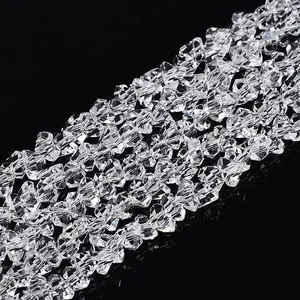 Transparent Glass Beads Strands