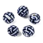 Blue and White Porcelain Beads