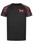 Tapout Funkčné tričko 'Taproot'  tmavofialová / červená / čierna