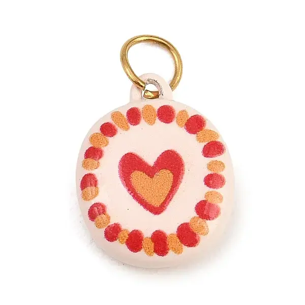 304 Stainless Steel Enamel Pendants