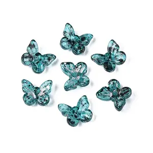 Picasso Transparent Glass Beads