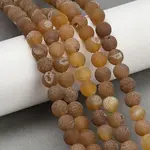 Natural Druzy Agate Beads Strands