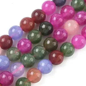 Dyed Natural Malaysia Jade Beads Strands