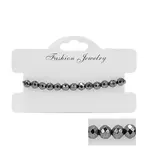 Non-magnetism Hematite Bradided Bead Bracelets for Women Men