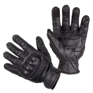 Kožené moto rukavice W-TEC Clascado černá XXL
