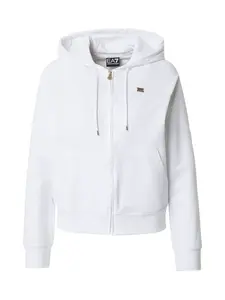 EA7 Emporio Armani Tepláková bunda  biela