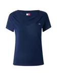 Tommy Jeans Tričko 'Low Slim'  tmavomodrá