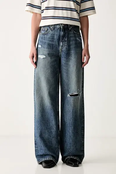 Tommy Jeans rifle wide leg dámske