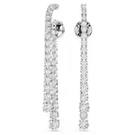 Swarovski Oslnivé dlhé náušnice 2v1 so zirkónmi Matrix 5709257