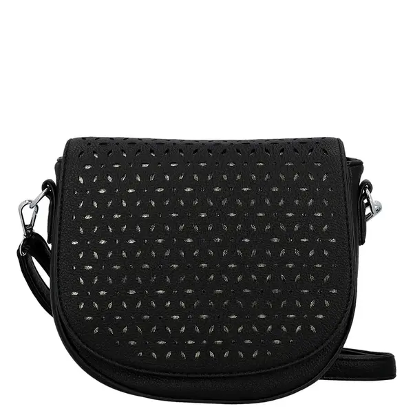 Dámská crossbody kabelka černá - Firenze Keren