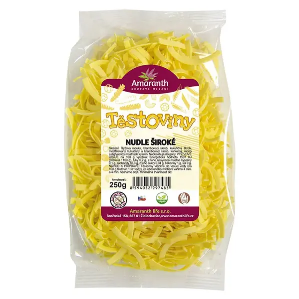 AMARANTH Rezance široké bezvaječné 250 g