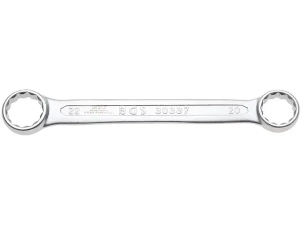 BGS Technic BGS 30337 Oboustranný očkový klíč 20 x 22 mm, extra plochý