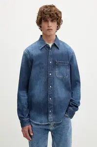 Tommy Jeans košile pánská džínová