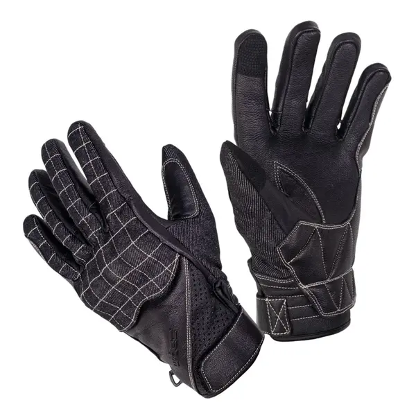 Letní moto rukavice W-TEC Honver černá M