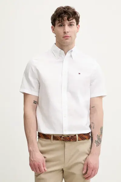 Tommy Hilfiger pánská košile se lnem