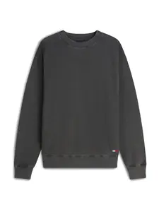 Tommy Jeans Mikina 'Waffle Relaxed'  čierna