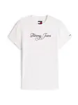 Tommy Jeans Tričko 'ESS'  čierna / biela
