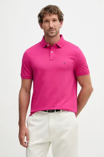 Tommy Hilfiger polo pánské bavlněné s elastanem