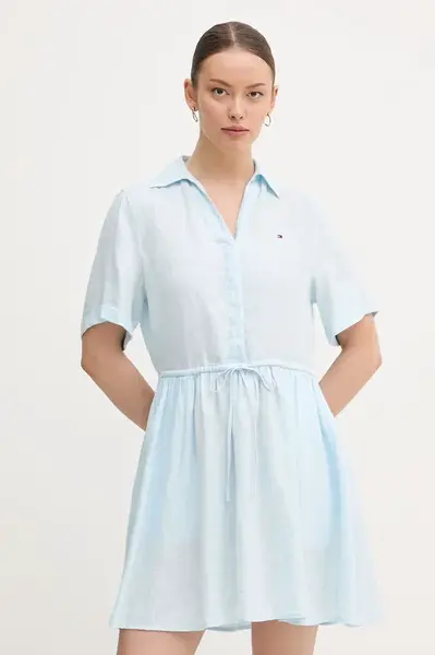 Tommy Hilfiger letní šaty lněné