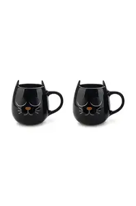 Balvi Sada hrnků Balvi Wake Cat 8,5 x 10,3 x 7,5 cm 2-pack