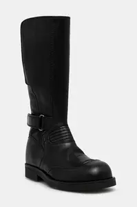 Kožené kozačky MM6 Maison Margiela