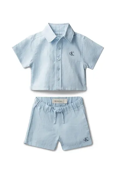 Calvin Klein Jeans kojenecký set se lnem