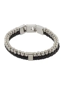 FOSSIL Náramok  čierna / strieborná