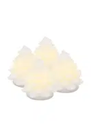 Sada vánočních LED dekorací Sirius Carla Juletra Mini 4-pack bílá barva