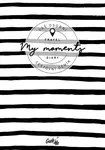 My Moments - cestovní deník / pruhovaný